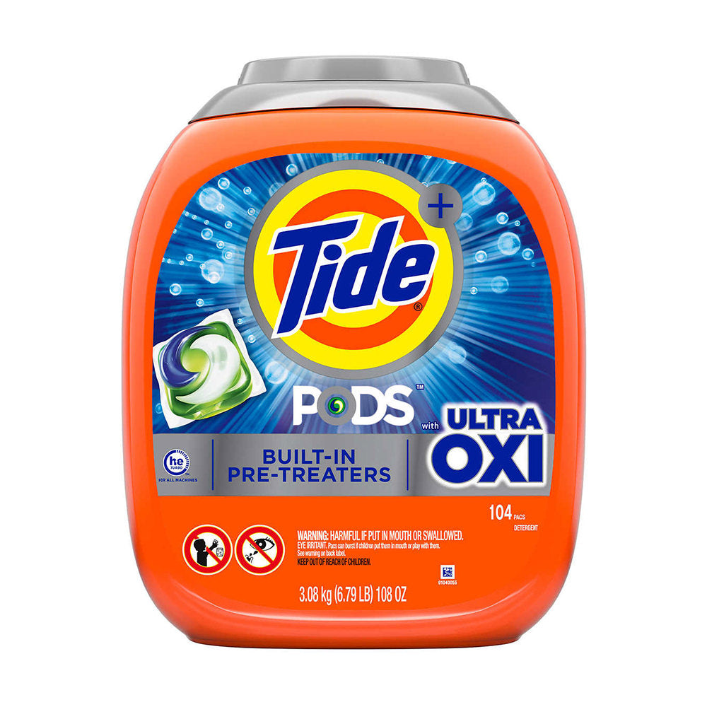 Viên giặt Tide Pods Ultra Oxi 104 viên (3.08kg) - ảnh sản phẩm 1