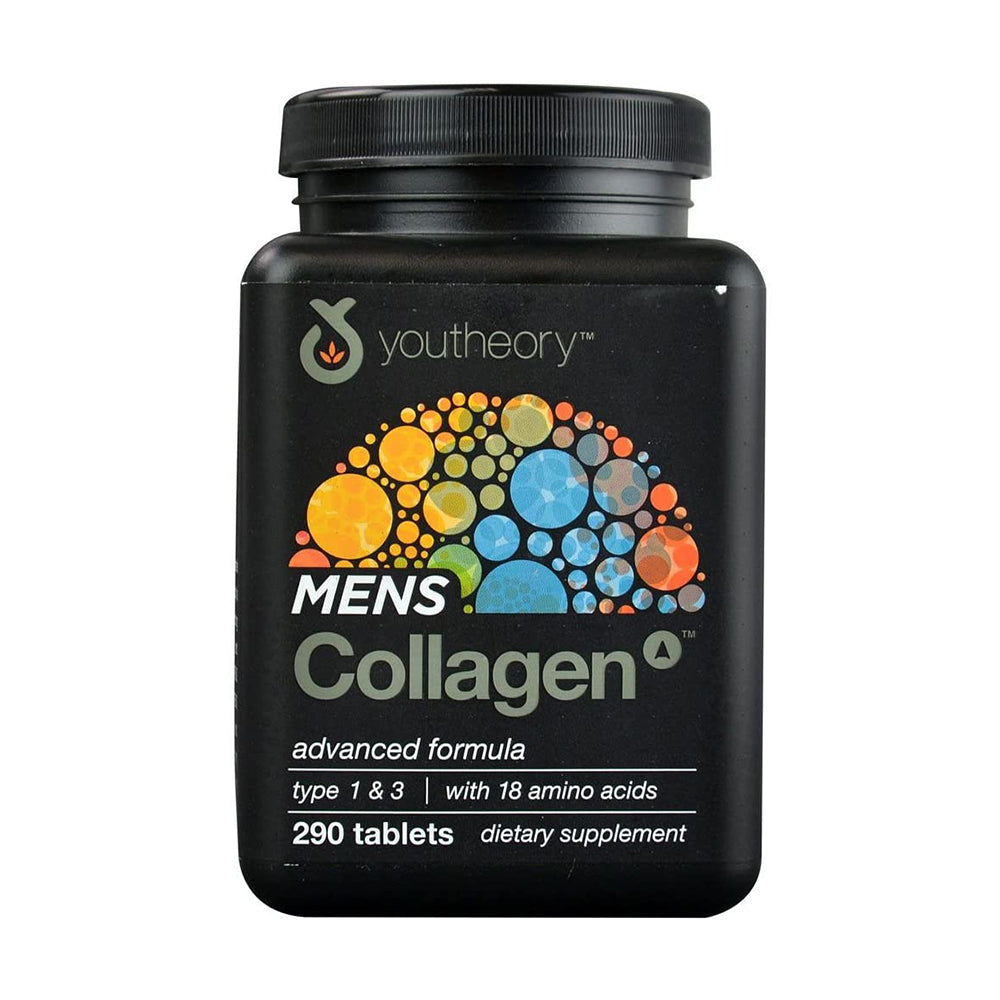 Viên uống Collagen Youtheory Men's Type 1, 2 & 3 dành cho nam 290 viên của Mỹ - hình ảnh sản phẩm chính
