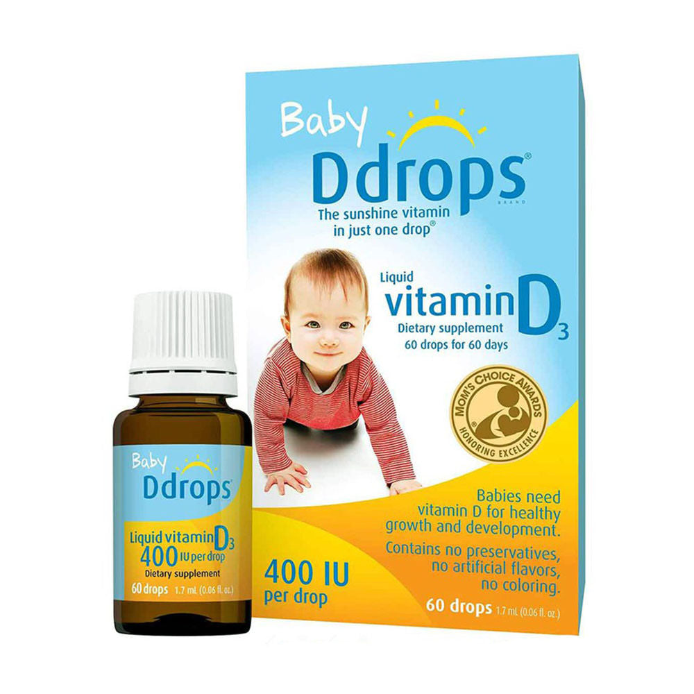Baby D drops Vitamin D3 cho trẻ sơ sinh 60 giọt của Mỹ - hình ảnh sản phẩm chính