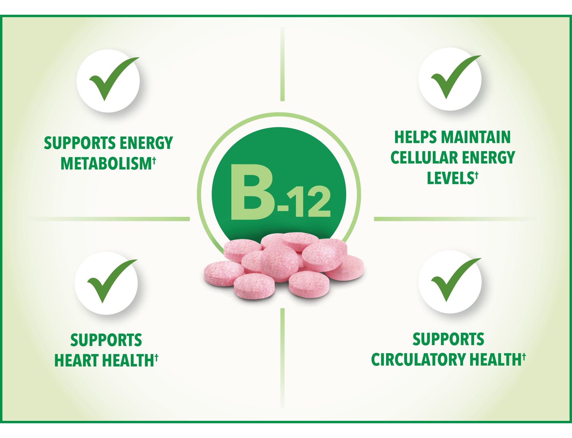 Viên uống Nature’s Bounty Vitamin B12 2500mcg 300 viên của Mỹ - hình ảnh chi tiết 5