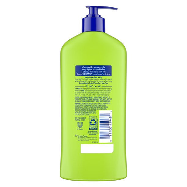 Dầu gội kết hợp dầu xả 2 trong 1 Suave Kids chai 532ml của Mỹ - hình ảnh chi tiết 4