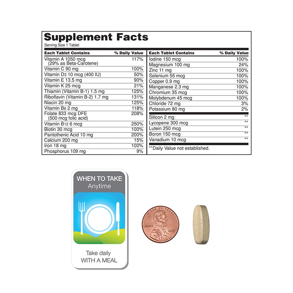 Viên uống bổ sung vitamin tổng hợp Kirkland Signature Daily Multi 500 viên - ảnh sản phẩm 2