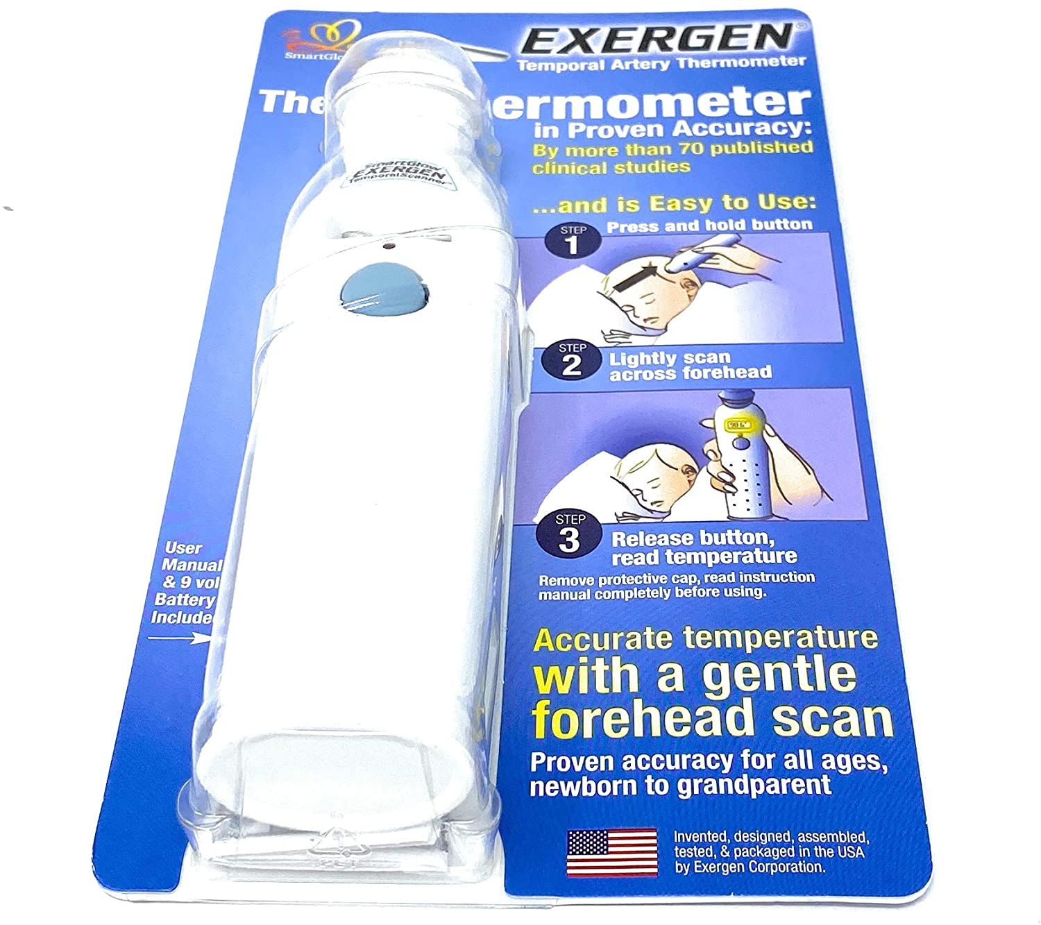 Nhiệt Kế Điện Tử Quét Trán Exergen Temporal Artery Thermometer Của Mỹ - ảnh sản phẩm 2