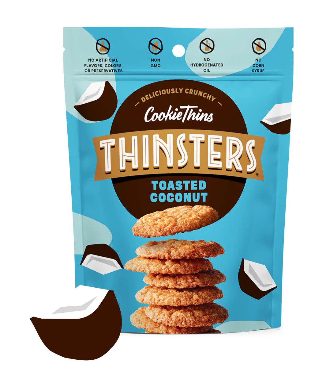 Bánh Quy Dừa Nướng Thinsters Dark Chocolate Coconut 510g - hình ảnh sản phẩm chính