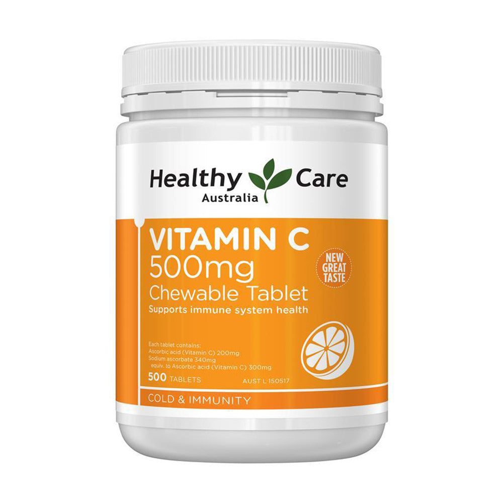 Viên uống bổ sung vitamin C Healthy Care Vitamin C 500mg 500 viên - hình ảnh sản phẩm chính