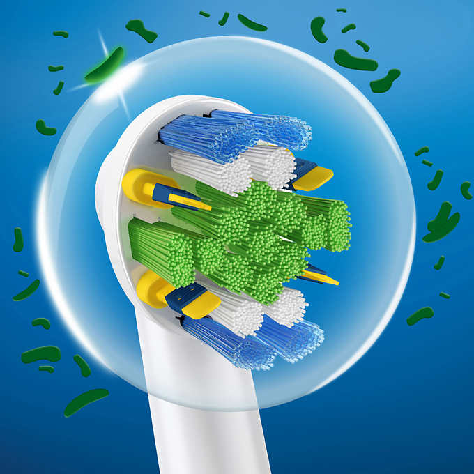 Đầu thay bàn chải điện Oral-B Floss Action Replacement Brush Heads 9 cái - hình ảnh chi tiết 2