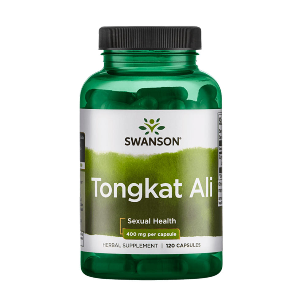 Viên uống tăng cường sinh lý nam Swanson TongKat Ali 400mg 120 viên - hình ảnh sản phẩm chính