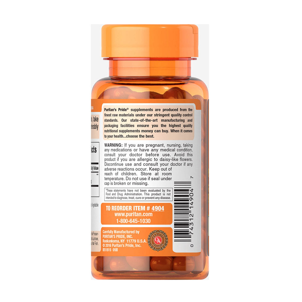 Viên uống bổ mắt Lutein 20mg Puritan's pride Mỹ 60 viên - ảnh sản phẩm 2