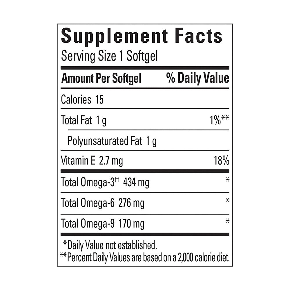 Viên uống Triple Omega 3 6 9 Nature Made hộp 180 viên của Mỹ - hình ảnh chi tiết 5