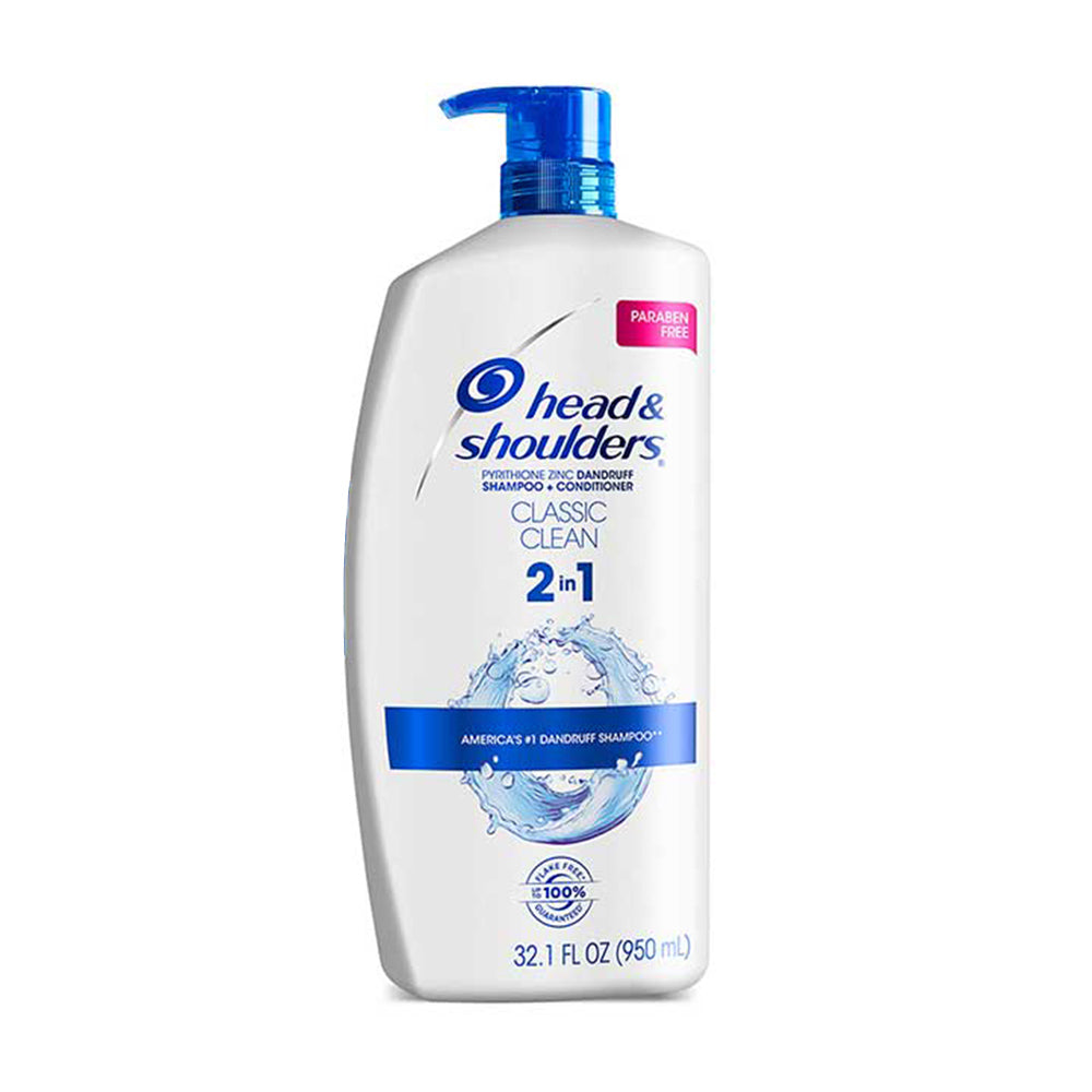 Dầu gội trị gàu của Mỹ 2in1 Head & Shoulders Classic clean 950ml - ảnh sản phẩm 1