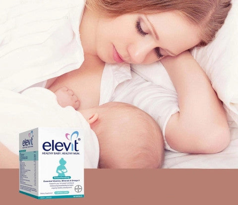 Viên uống dành cho phụ nữ sau sinh và cho con bú Elevit Breastfeeding Bayer Úc 60 viên - hình ảnh chi tiết 5