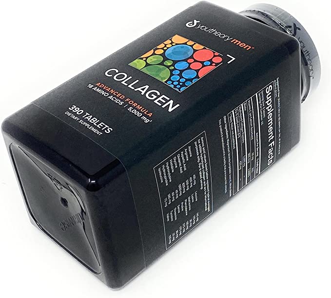 Viên uống Collagen Youtheory Men's Type 1, 2 & 3 dành cho nam 390 viên của Mỹ - hình ảnh chi tiết 4