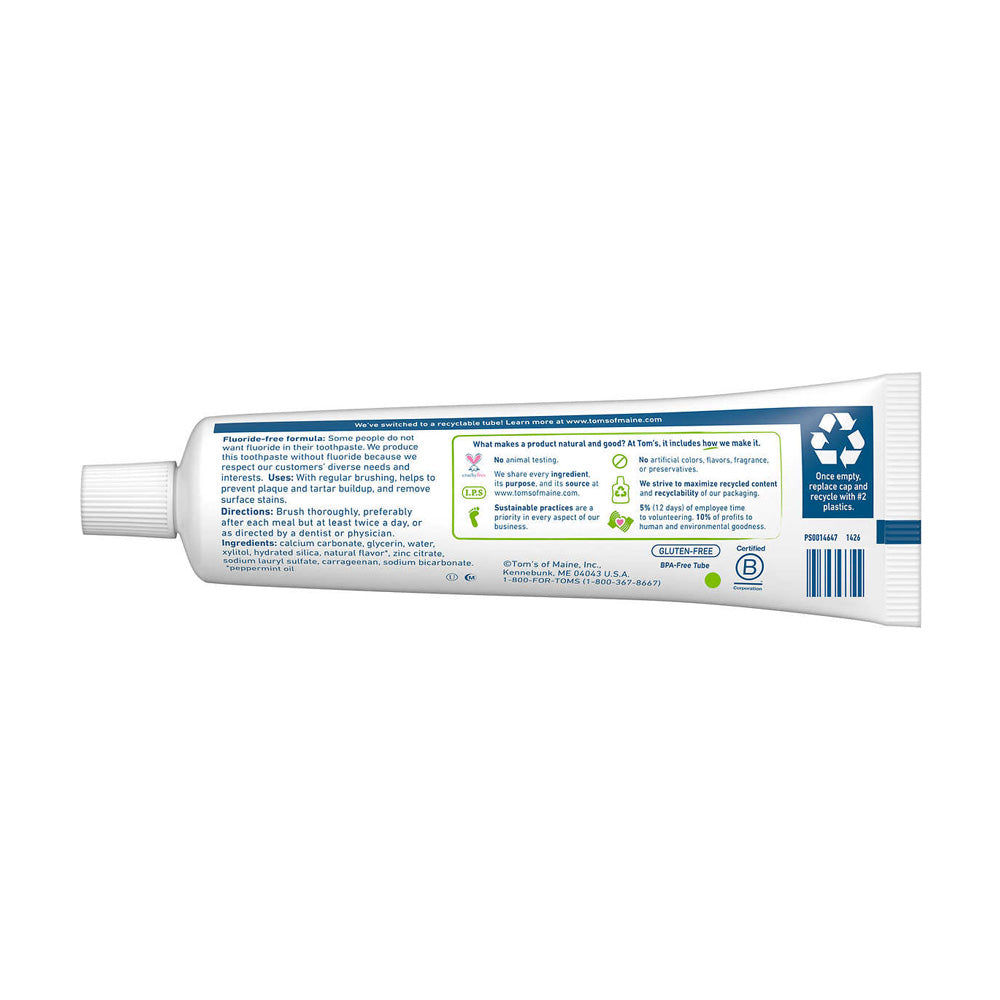 Kem đánh răng Tom's of Maine Antiplaque & Whitening Toothpaste 161.5g - hình ảnh chi tiết 2