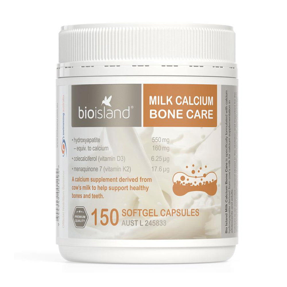 Viên uống bổ sung Canxi Bio Island Milk Calcium Bone Care 150 viên của Úc - hình ảnh sản phẩm chính