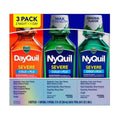 Siro cảm Vicks DayQuil & NyQuil Cold & Flu Severe 354ml x3 chai (1 Day + 2 Night Original Flavor) - hình ảnh sản phẩm chính