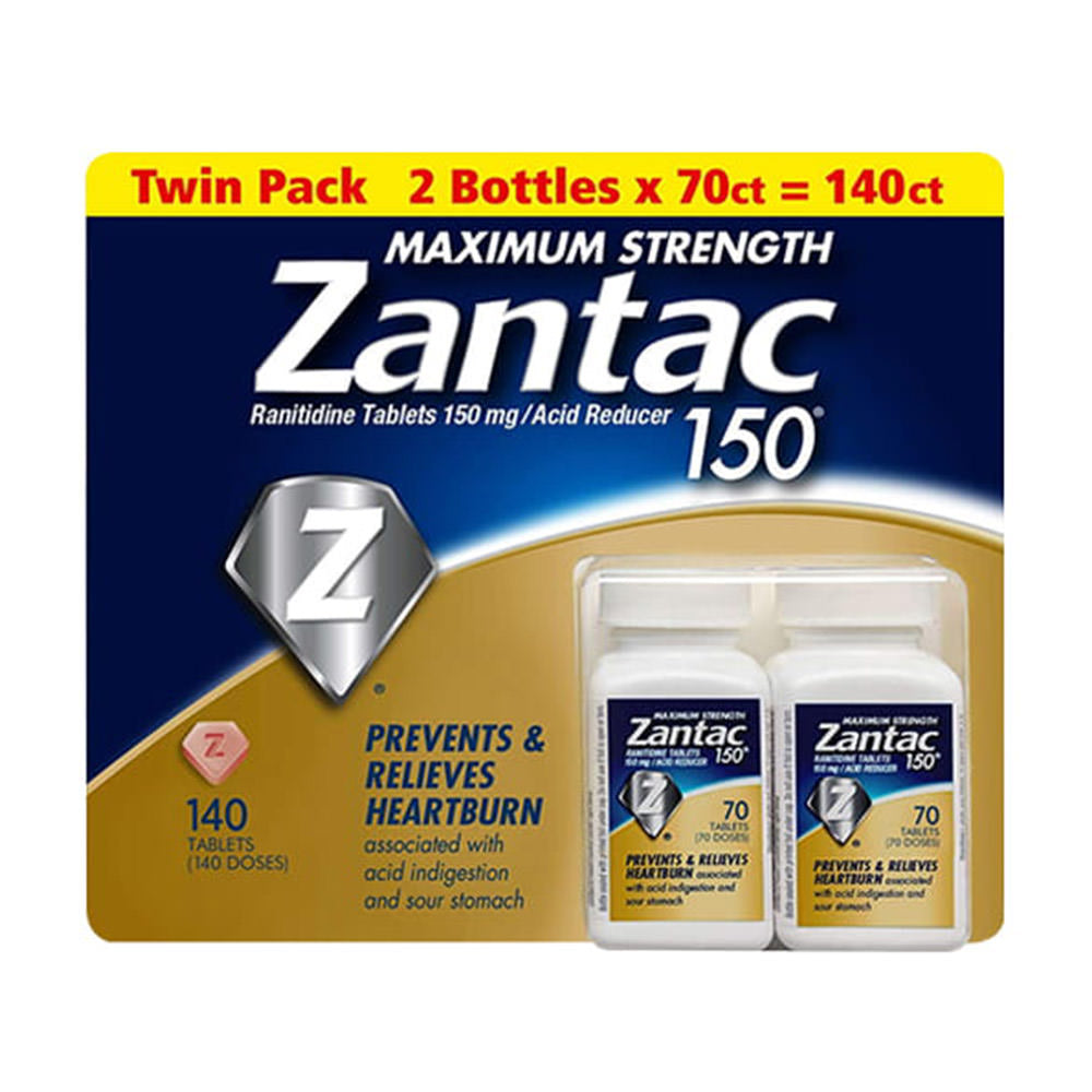 MAXIMUM STRENGTH Zantac 150, 140 Tablets - hình ảnh sản phẩm chính