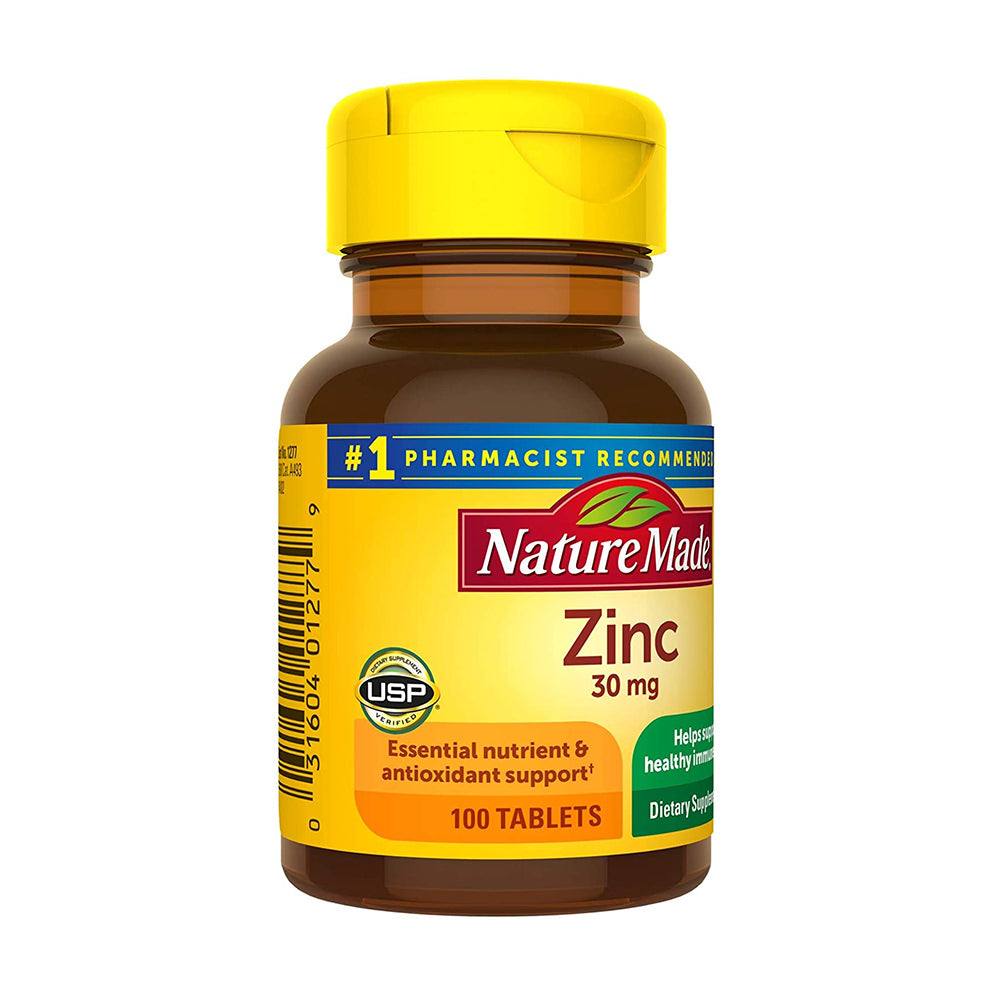 Viên uống bổ sung chất kẽm ZinC Nature Made 30mg 100 viên - hình ảnh chi tiết 2