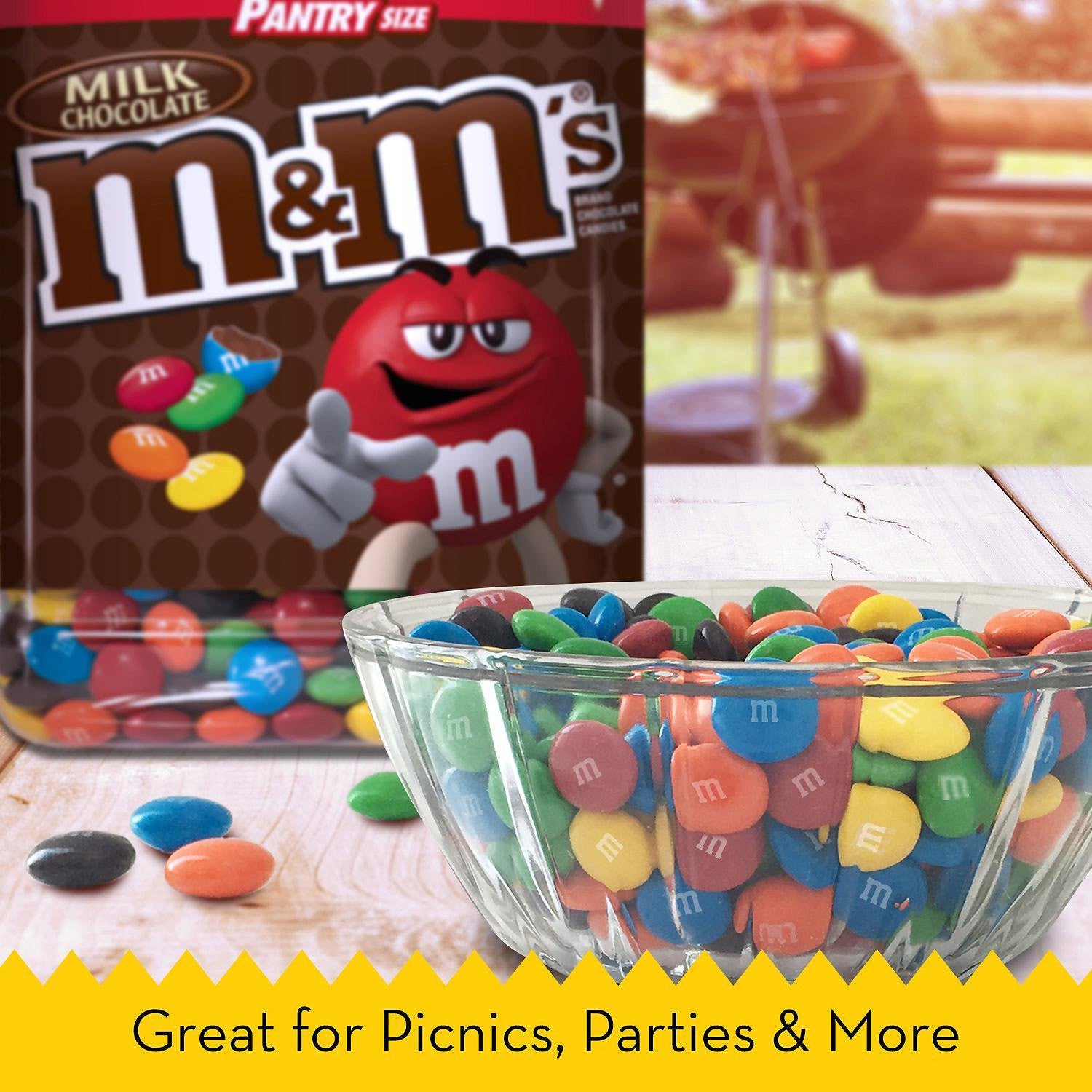 Socola M&M Milk Chocolate Pantry Size Hộp 1757.7g (nắp đen) - hình ảnh chi tiết 4