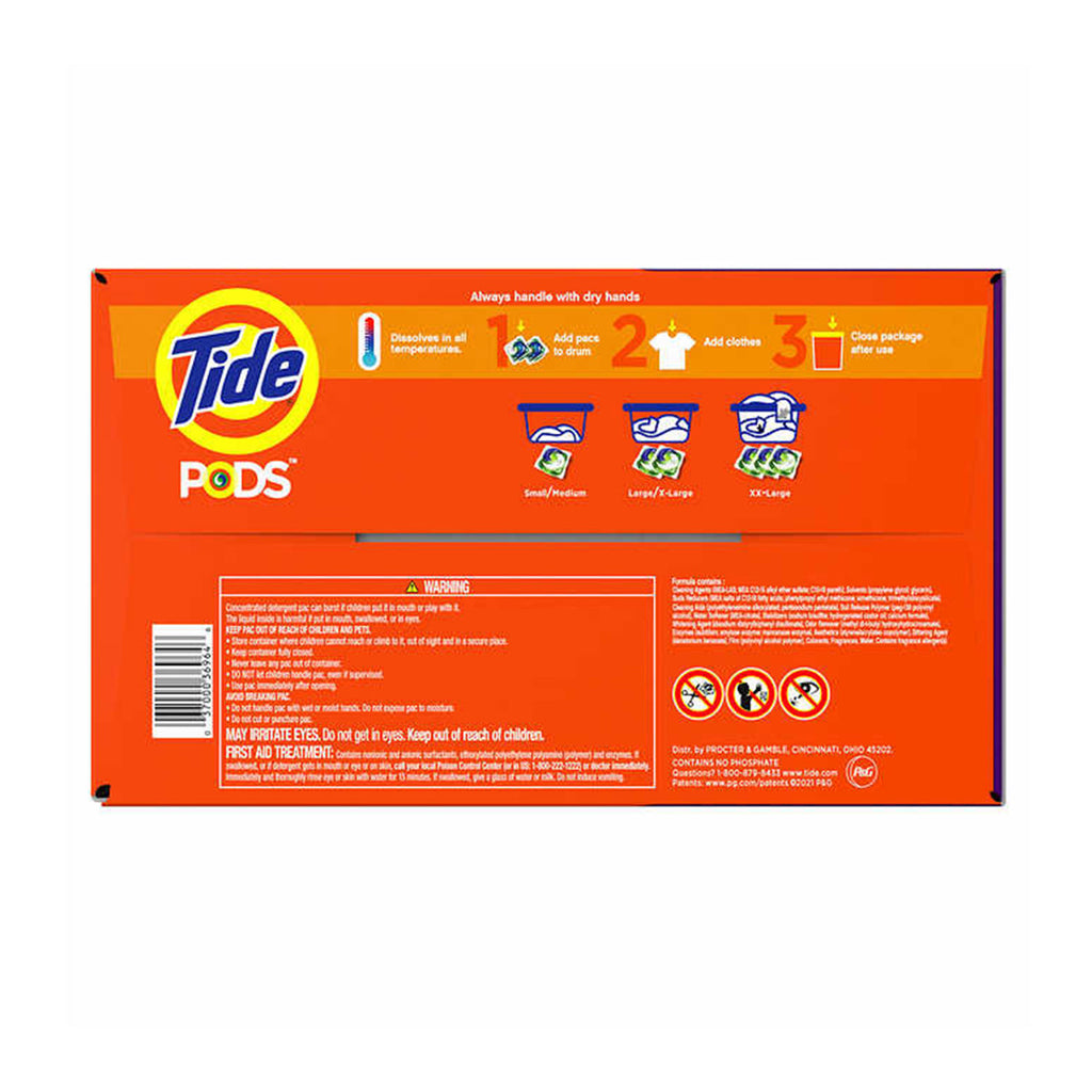 Viên giặt bột giặt Tide Pods của Mỹ bịch 42 viên Spring Meadow - ảnh sản phẩm 4
