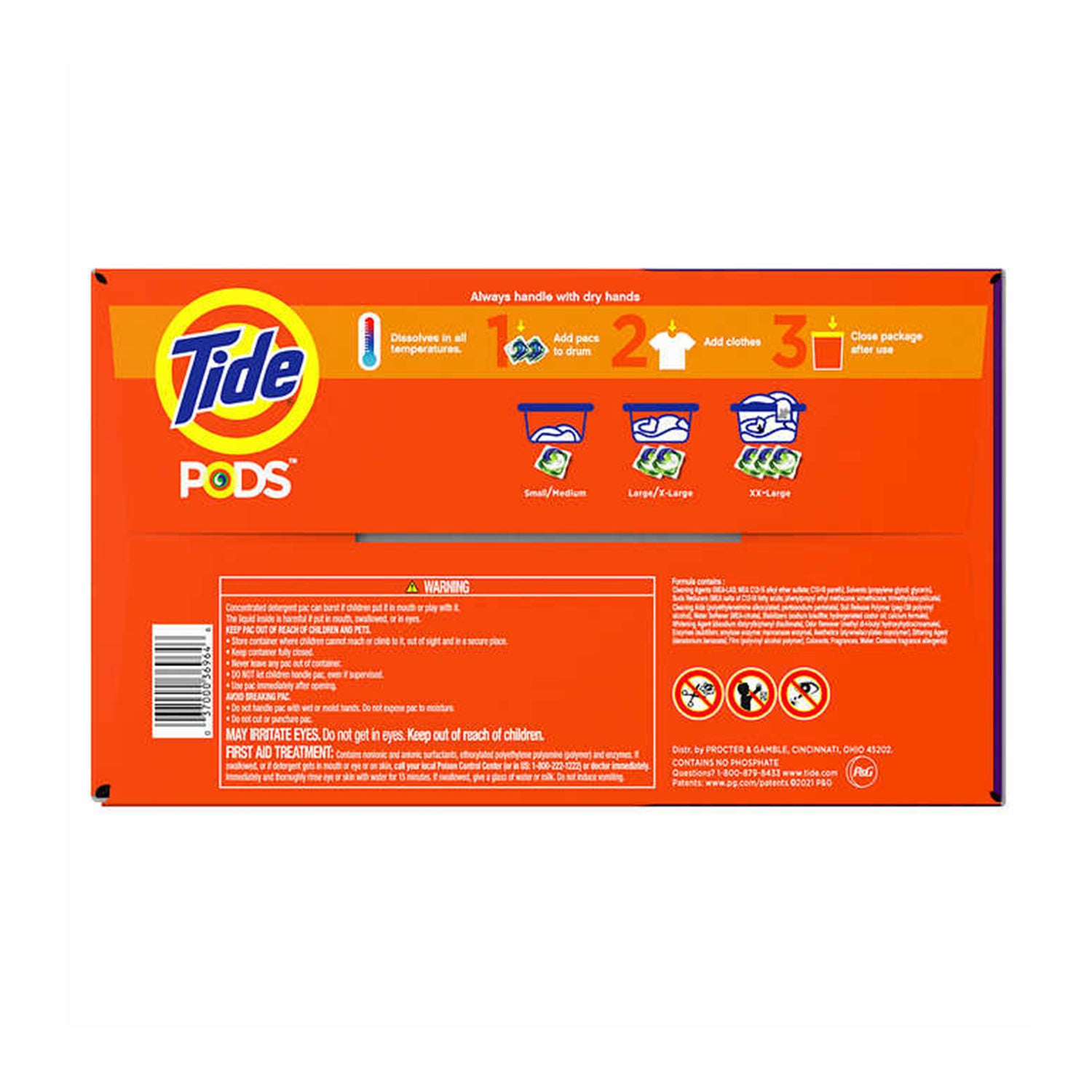 Viên giặt bột giặt Tide Pods của Mỹ bịch 42 viên Spring Meadow - ảnh sản phẩm 4
