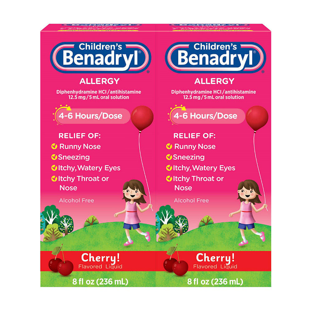 Set 2 chai Children's Benadryl Allergy Liquid (2x236ml) - hình ảnh sản phẩm chính