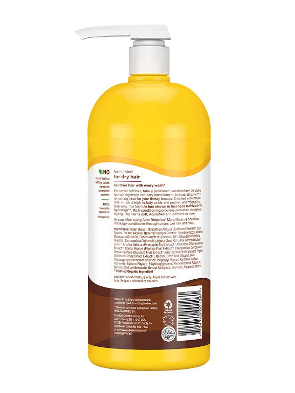 Dầu xả Alba Botanica Coconut Milk Conditioner, 1L của Mỹ - hình ảnh chi tiết 2