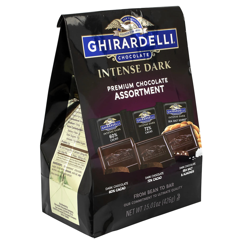 Socola cao cấp Ghirardelli Intense Dark Premium Chocolate Assortment 426G - hình ảnh chi tiết 3