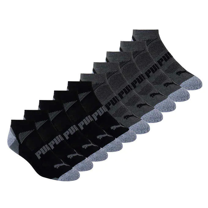 Vớ PUMA Men's fits shoe size 6-12, 10 pair - hình ảnh chi tiết 2