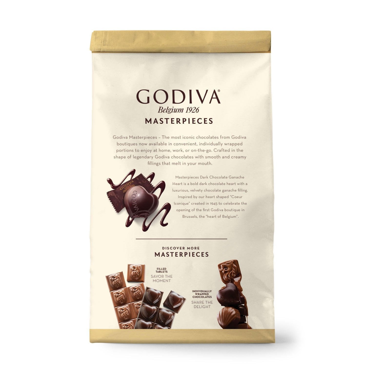 Socola đen GODIVA BELGIUM 1926 MASTERPIECES trứ danh của Bỉ 14.8 OZ 421g - ảnh sản phẩm 2