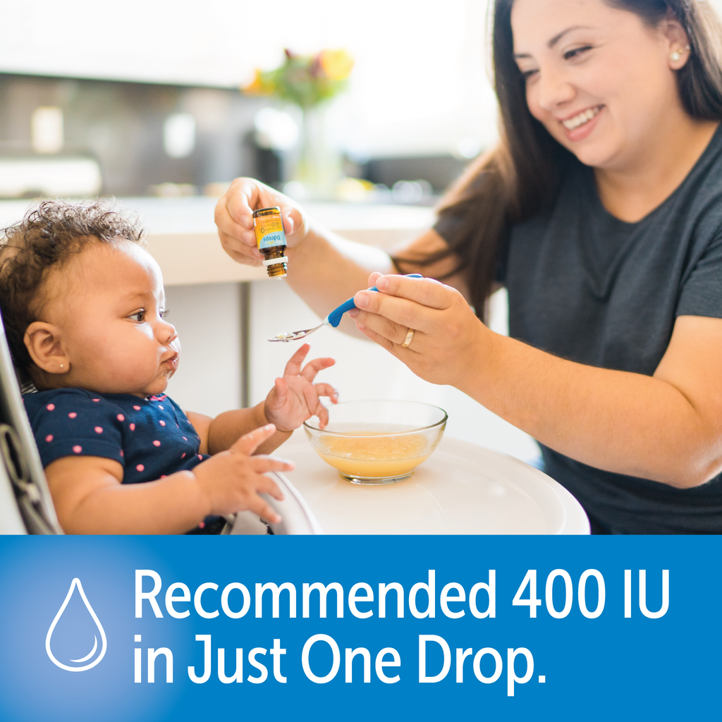Baby D drops Vitamin D3 cho trẻ sơ sinh 60 giọt của Mỹ - hình ảnh chi tiết 5