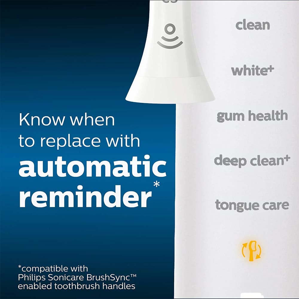 Đầu bàn chải thay thế Philips Sonicare Premium Plaque Control with BrushSync C3 6 cái - hình ảnh chi tiết 6
