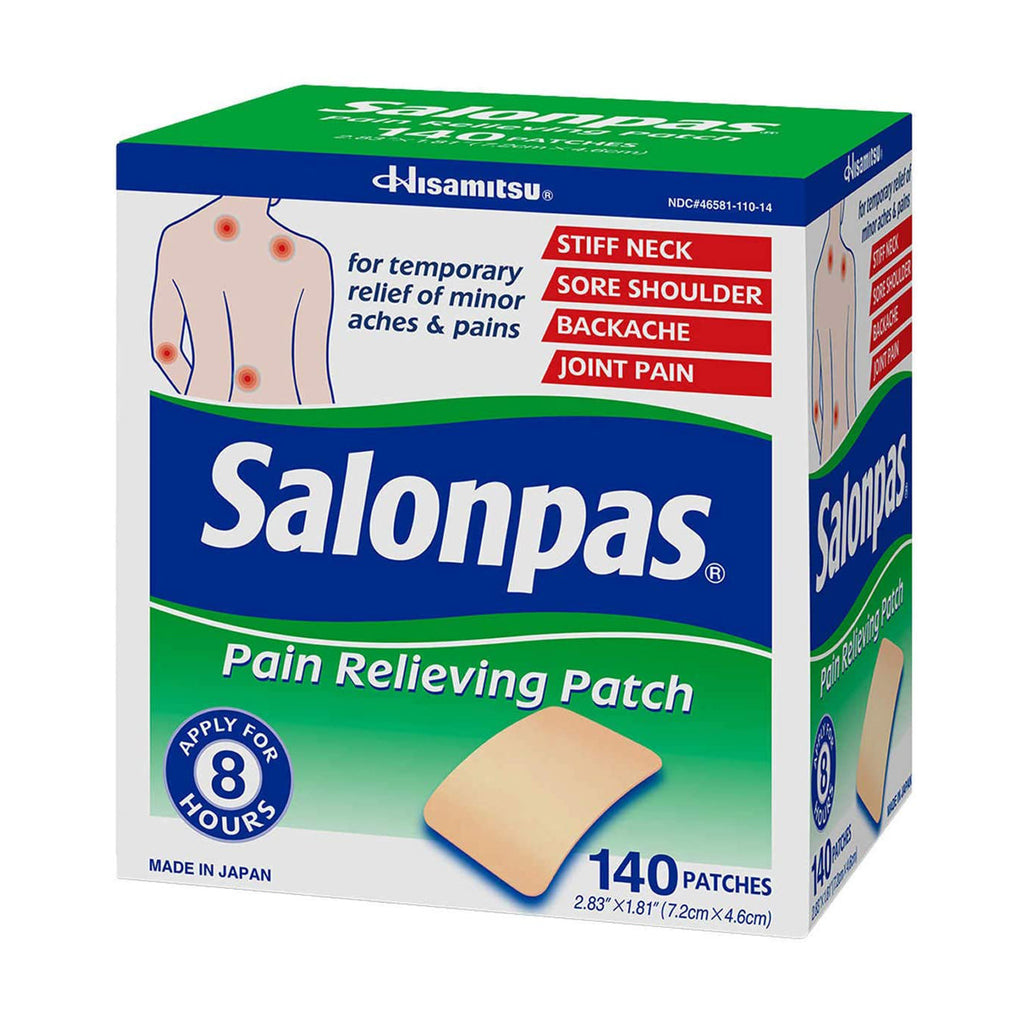 Miếng dán salonpas của Mỹ 140 miếng - hình ảnh sản phẩm chính