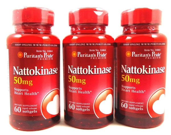 Viên uống tăng tuần hoàn, chống đột quỵ Puritan’s Pride Nattokinase 100mg hộp 60 viên - hình ảnh chi tiết 2