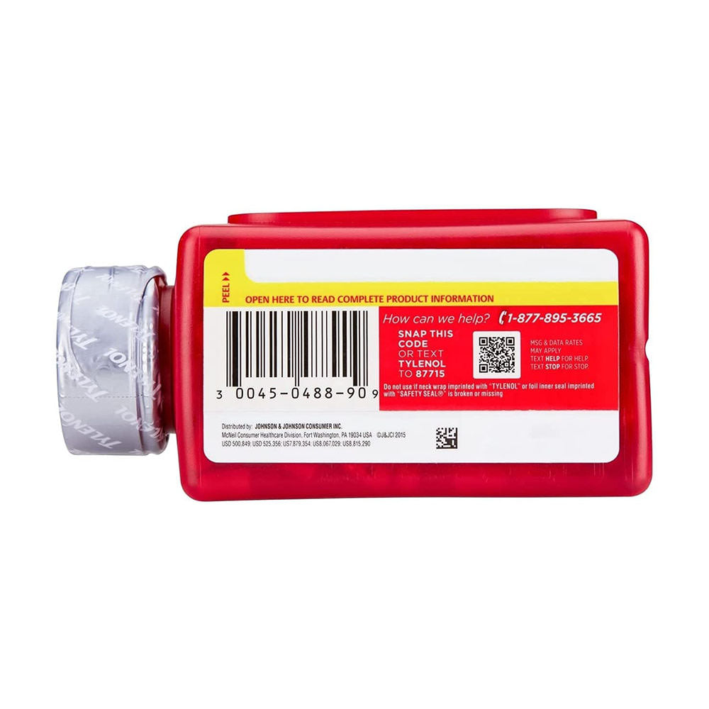 Viên uống giảm đau hạ sốt Tylenol Extra Strength Rapid Release Gels 500mg 290 viên - hình ảnh chi tiết 2