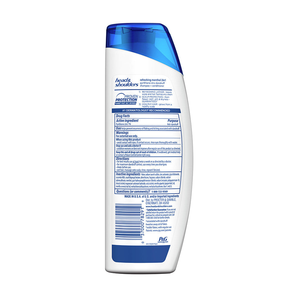 Dầu gội và xả trị gàu Head & Shoulders 2in1 MEN advanced series của Mỹ - hình ảnh chi tiết 2