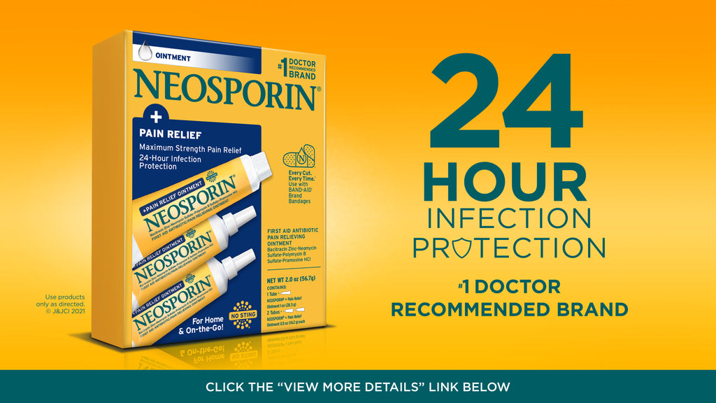 Kem mỡ kháng viêm, liền sẹo Neosporin Original Ointment (Set 3) - hình ảnh chi tiết 3