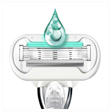 Bộ Cạo Nữ Gillette Venus Deluxe Smooth Razor 11-count (Vỉ Xanh) - hình ảnh chi tiết 4