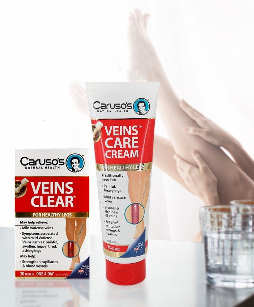Kem bôi cải thiện suy giãn tĩnh mạch Caruso’s Veins Care Cream 75g - hình ảnh chi tiết 3