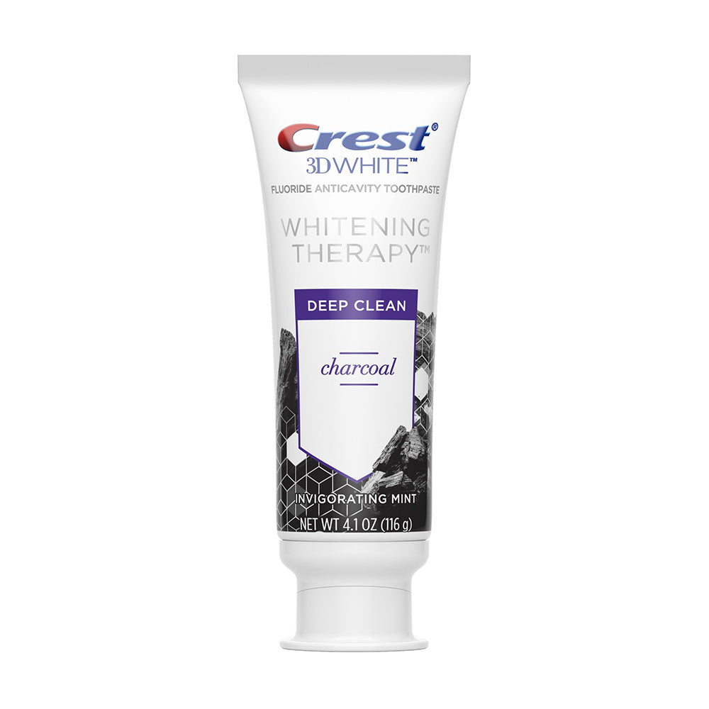 Kem đánh răng than hoạt tính của Mỹ Crest 3D White Charcoal Toothpaste 116g x4 - hình ảnh sản phẩm chính