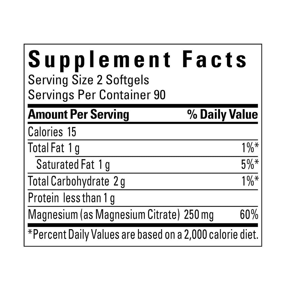 Viên uống Nature Made bổ sung Magnesium Citrate 250 mg., 180 Viên của Mỹ - ảnh sản phẩm 2