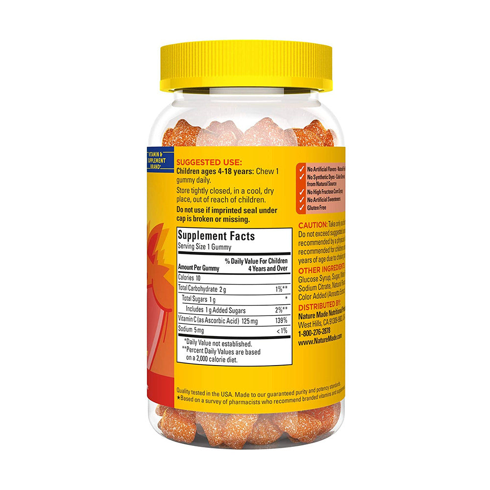 Kẹo dẻo Nature Made Kids First Bổ Sung Vitamin C Tốt Cho Hệ Miễn Dịch (180 Viên) - hình ảnh chi tiết 3