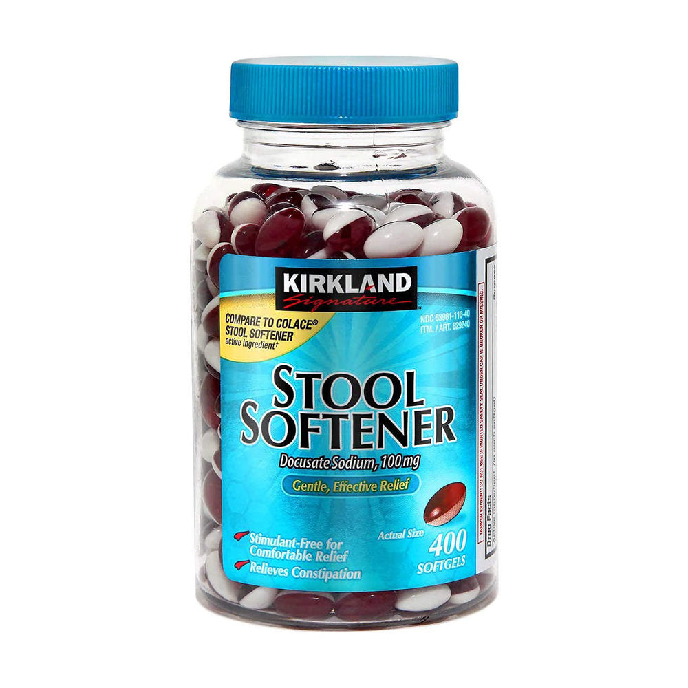 Viên uống nhuận tràng chống táo bón Kirkland Signature Stool Softener 400 viên - hình ảnh sản phẩm chính