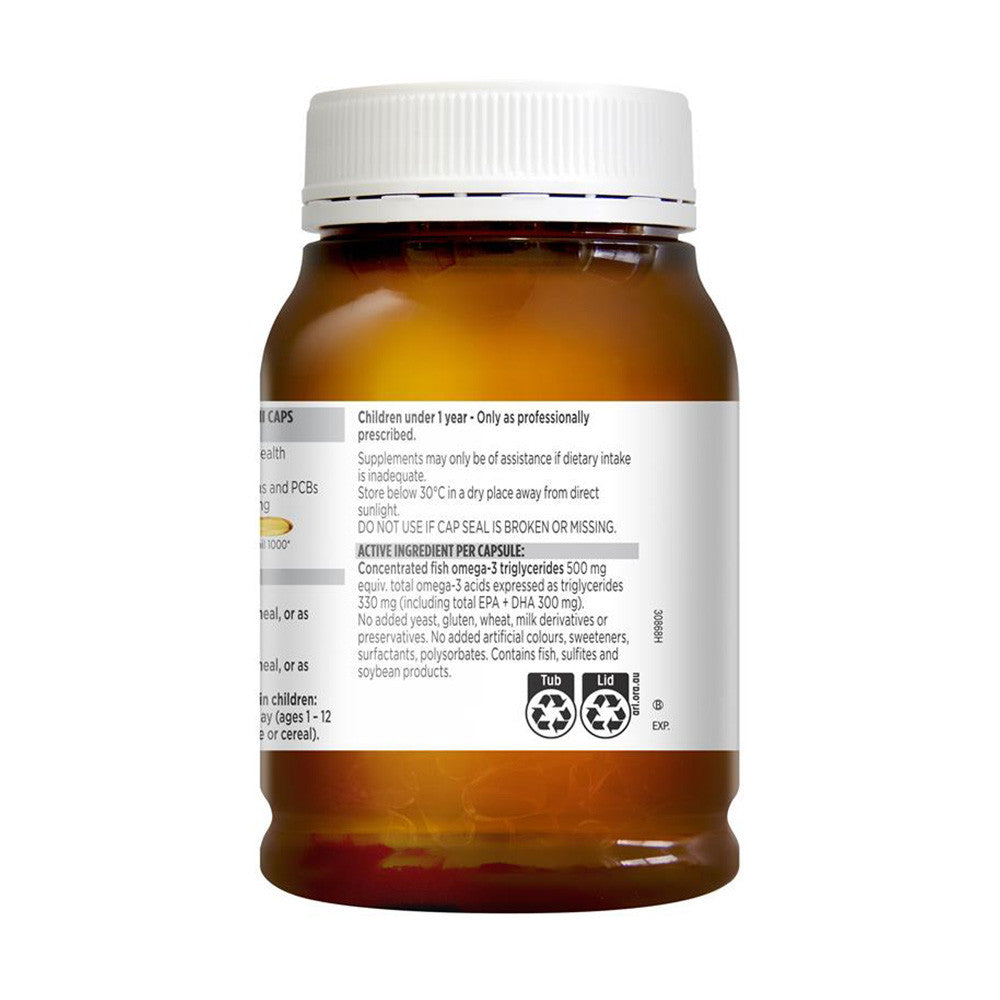 Dầu cá không mùi Blackmores Odourless Fish Oil Mini Caps 400 viên (Viên Nhỏ) - hình ảnh chi tiết 3