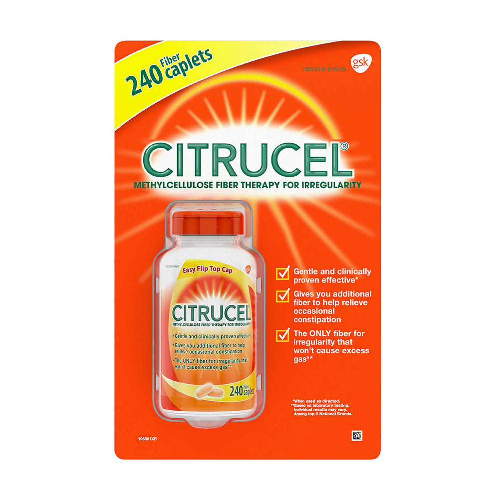 Viên nang bổ sung chất xơ Citrucel Fiber Therapy 240 viên - hình ảnh sản phẩm chính