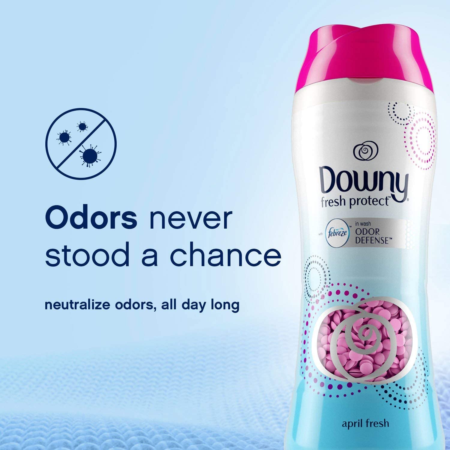 Viên xả vải Downy của Mỹ giữ thơm lâu Downy Fresh Protect 1.06kg - hình ảnh chi tiết 3