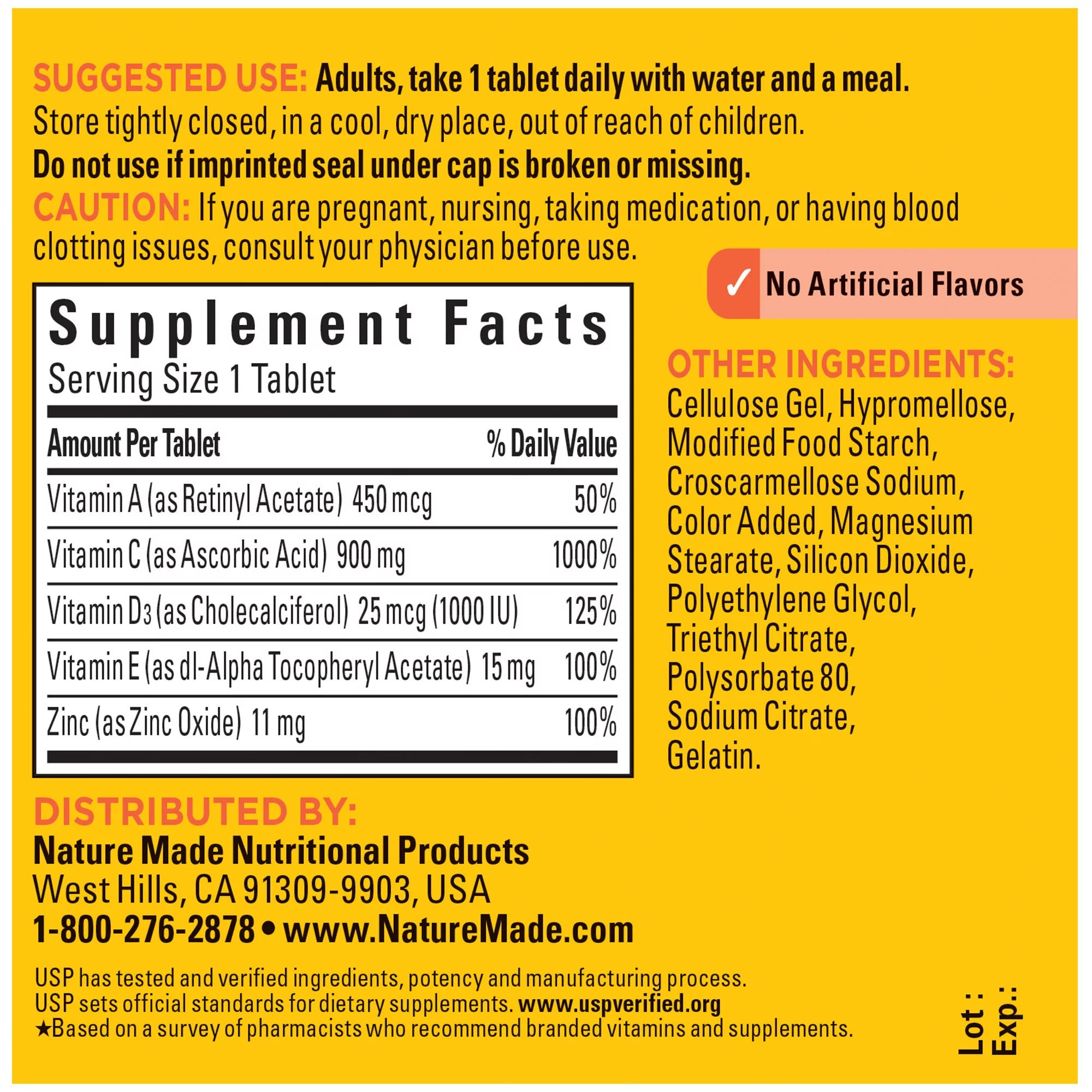 Viên Super C tăng cường hệ thống miễn dịch Nature Made Super C with D3 & Zinc 70 viên - hình ảnh chi tiết 3