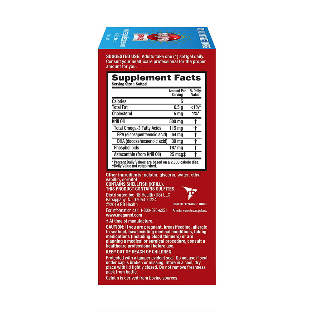 Dầu nhuyễn thể (dầu tôm) Schiff MegaRed Extra Strength Krill Oil 500mg 90 viên - hình ảnh chi tiết 4