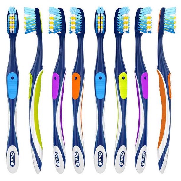Set 8 Bàn chải đánh răng Oral-B Cross Action Advanced của Mỹ - hình ảnh chi tiết 2