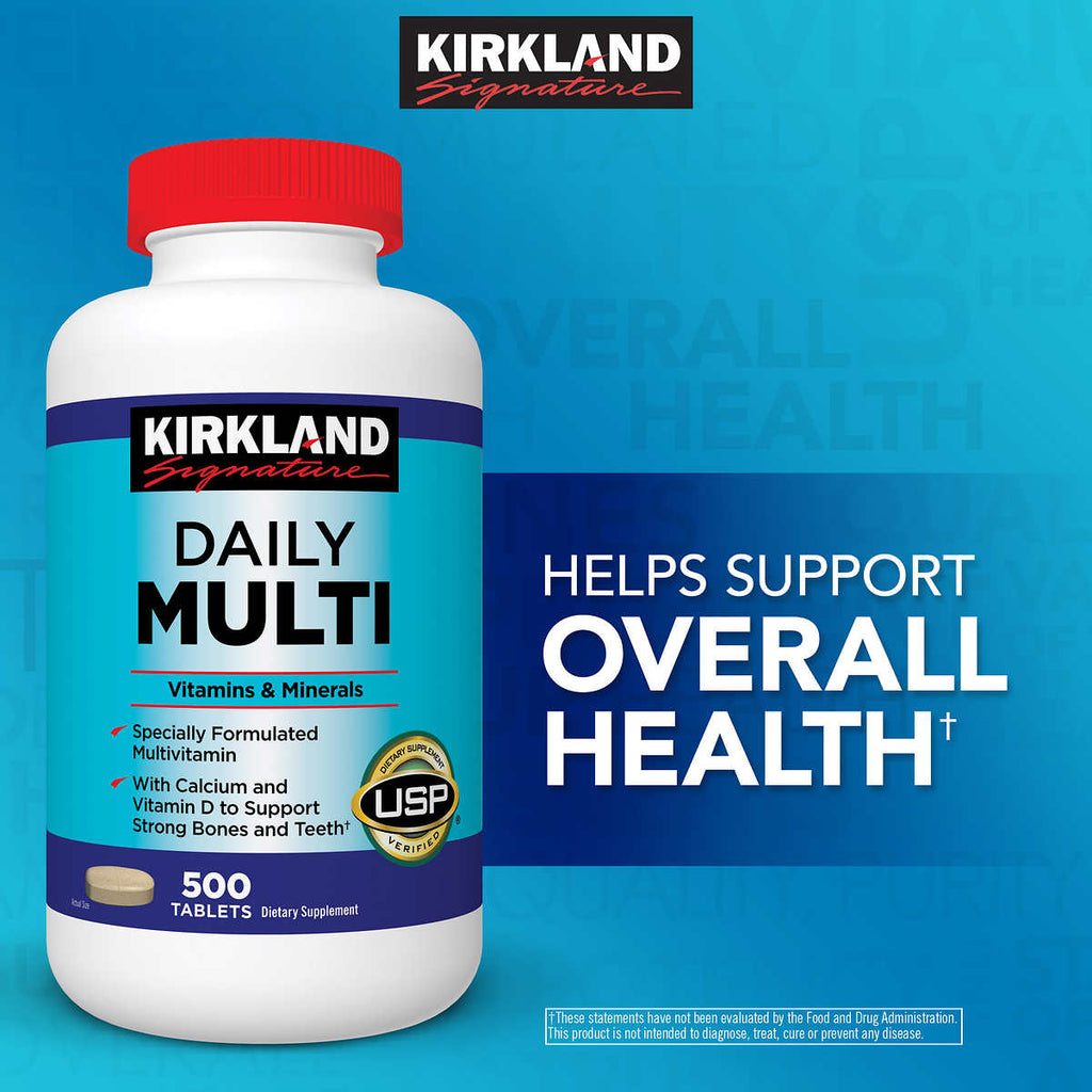 Viên uống bổ sung vitamin tổng hợp Kirkland Signature Daily Multi 500 viên - ảnh sản phẩm 3