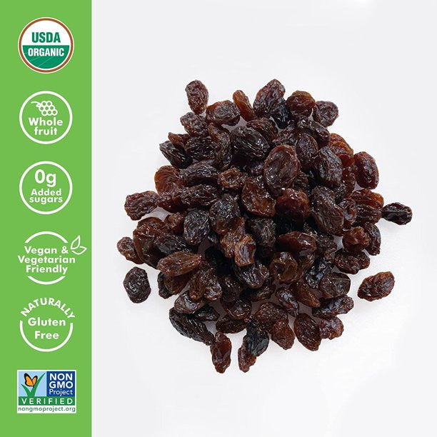 Nho khô hữu cơ Sun Maid California Organic Raisins nguyên hộp 2 túi 907g, tổng 1.81kg - hình ảnh chi tiết 4